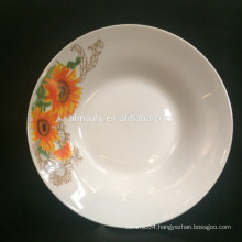 7" porcelain ceramic deep plate